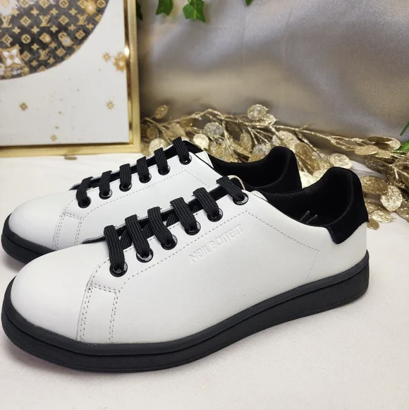 NIB Neil Barrett Leather TENNIS TRAINER Sz 5/38